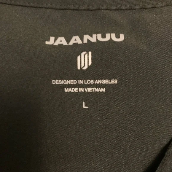 Jaanuu Men’s Black 3 Pocket Scrub Top - Picture 4 of 6